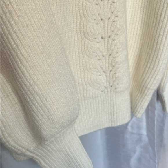 Ava & Viv Cream Knit Sweater - Picture 5 of 9
